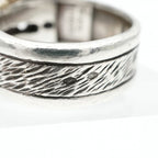 Hermes Ring 750 925 Silver Vintage Belt Horseshoe Combination — view 8