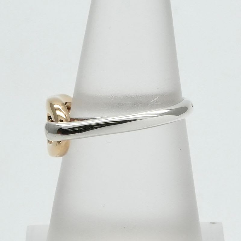 Hermes Chaine D'ancre Ring 750 925 Gold Combination Vintage 18K — view 4