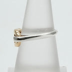 Hermes Chaine D'ancre Ring 750 925 Gold Combination Vintage 18K — view 4