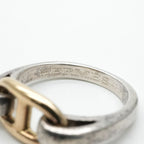 Hermes Chaine D'ancre Ring 750 925 Silver Gold Enchene — view 7