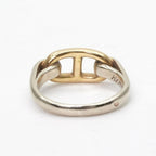 Hermes Chaine D'ancre Ring 750 925 Silver — view 6