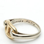 Hermes Chaine D'ancre Ring 750 925 Silver — view 7