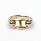 Hermes Chaine D'ancre Ring 750 925 Silver — view 3