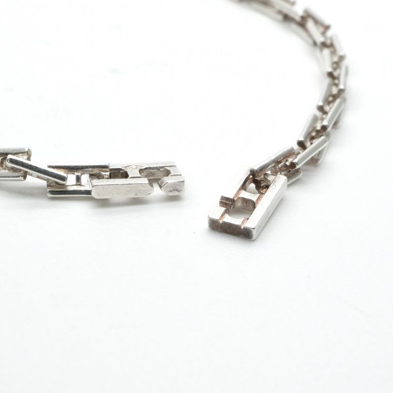 Hermes Bracelet Bangle Cuff Silver Cles PM Hera 18 — view 4