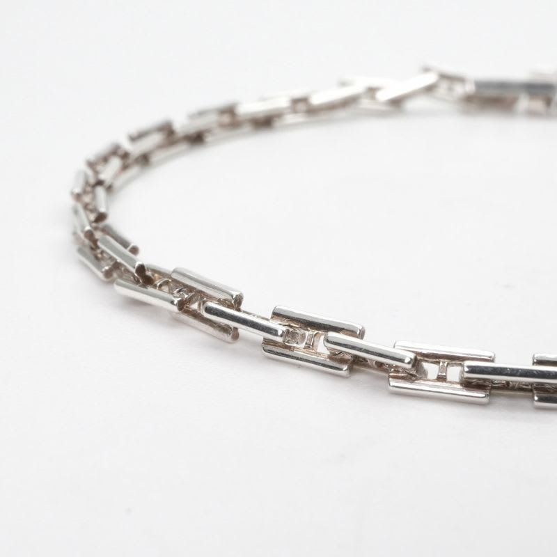 Hermes Bracelet Bangle Cuff Silver Cles PM Hera 18 — view 3