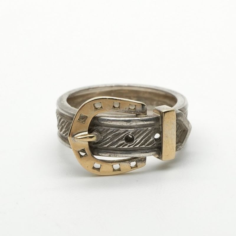 Hermes Ring 750 925 Silver Gold — view 3