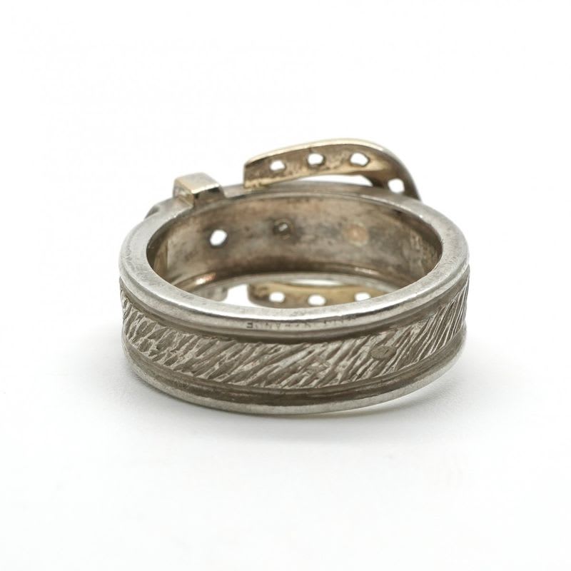 Hermes Ring 750 925 Silver Gold — view 6
