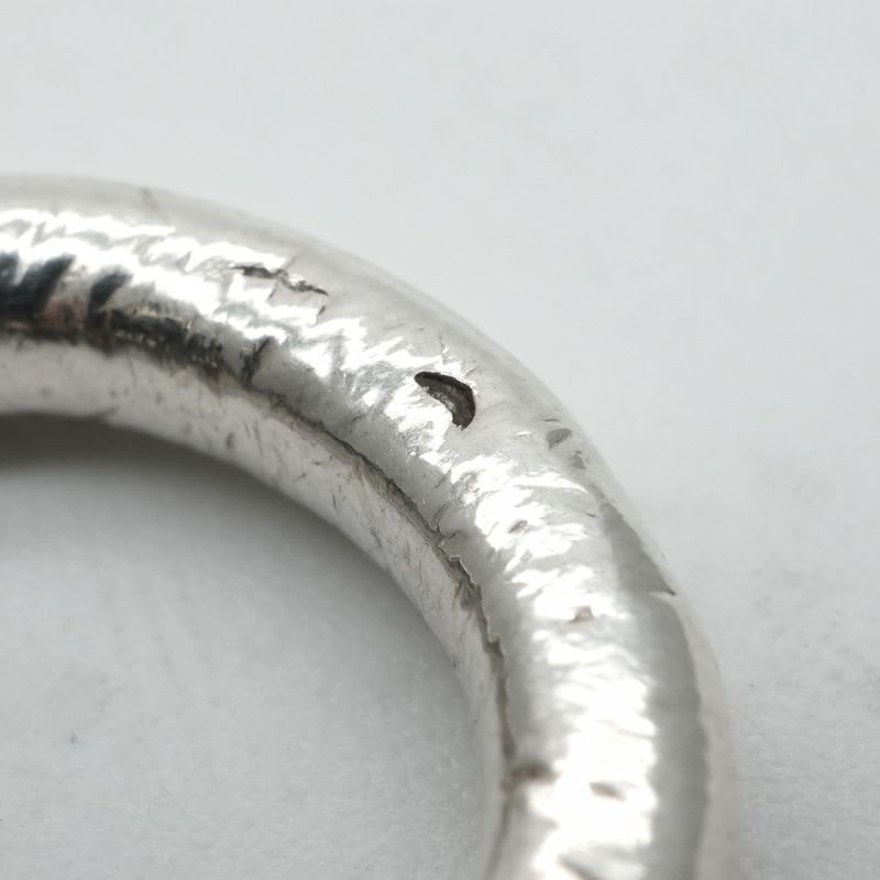 Hermes Chaine D'ancre Key Case Accessory Silver Ring Antique Vintage — view 6