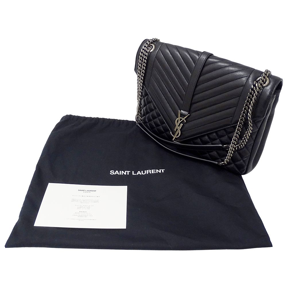 Saint Laurent Bag Shoulder 2-Way Envelope Large — view 7