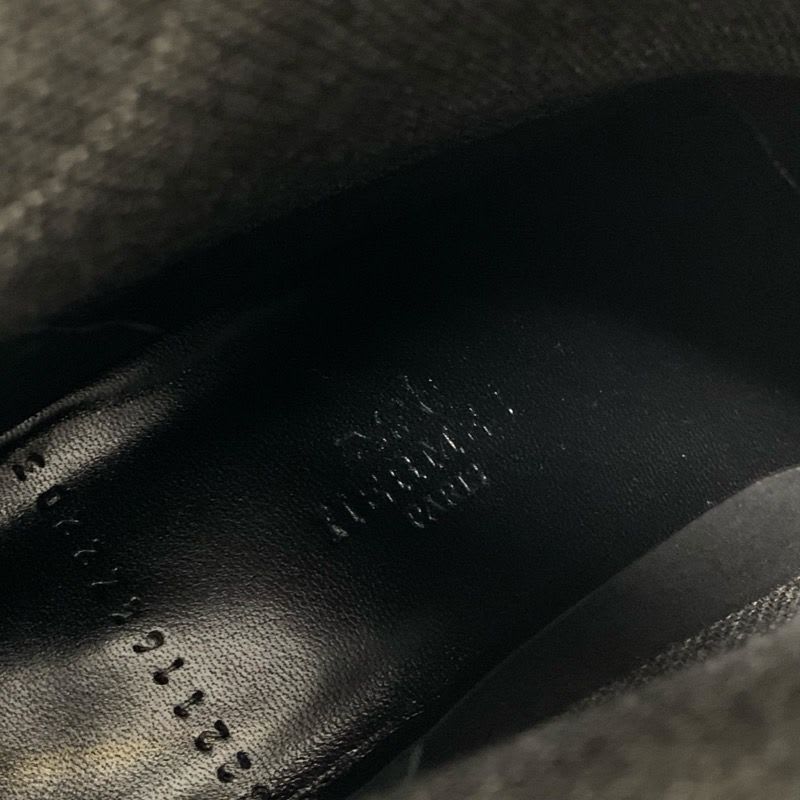 Hermes Volver Boots Short Shoes Fabric Gray Black Sock Exlibris Knit — view 7