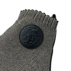 Hermes Volver Boots Short Shoes Fabric Gray Black Sock Exlibris Knit — view 9