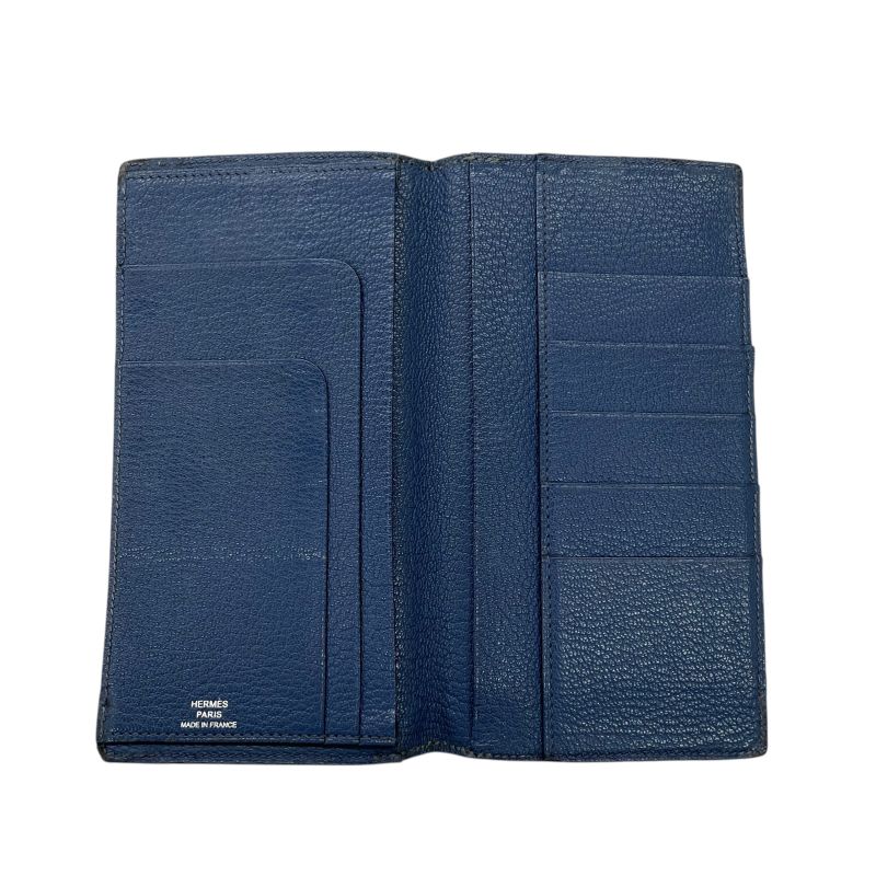 Hermes Long Wallet Evelyne Navy Em1213 — view 5