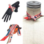 Hermes Twilly Doll Tress Es H Tie Scarf Aq7687 — view 2