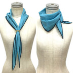 Hermes Losange Uni Mini Diamond Shape Scarf Cashmere Silk Aq7718 — view 2