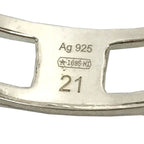 Gucci Interlocking G Ring 21 Silver Aq7730 — view 4