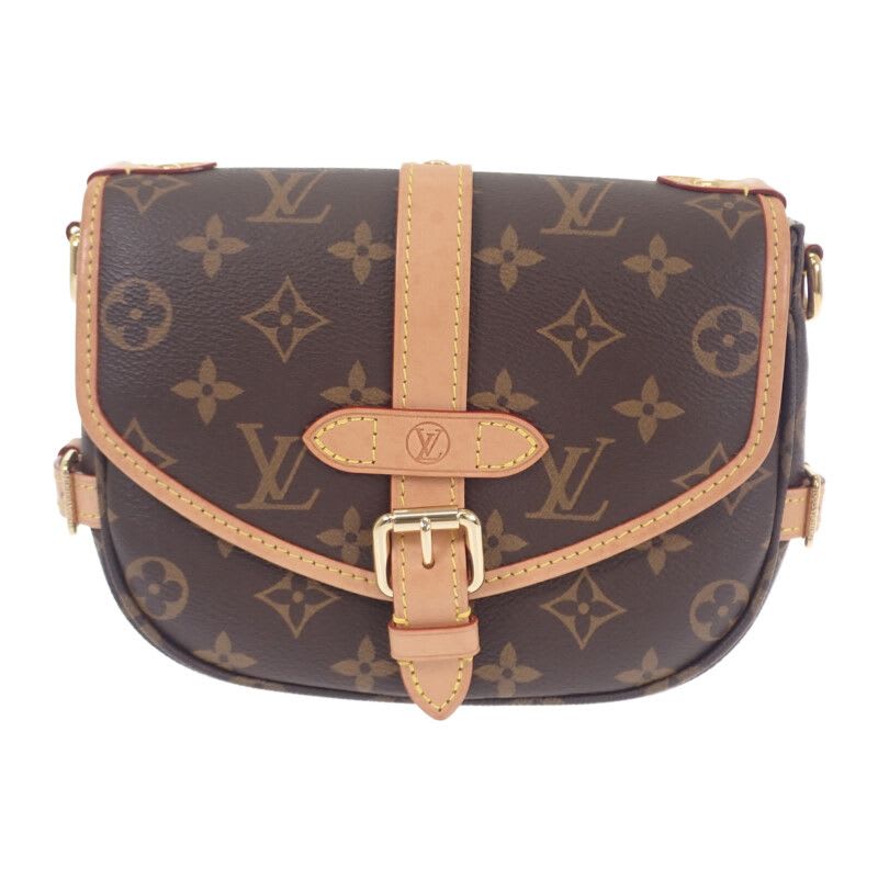 Louis Vuitton Saumur BB Monogram Shoulder Bag Handbag 2-Way — view 3