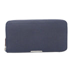 Hermes Azap Silk-in Long Wallet Vaux Epson Silk Navy Blue Indigo Barenia — view 2