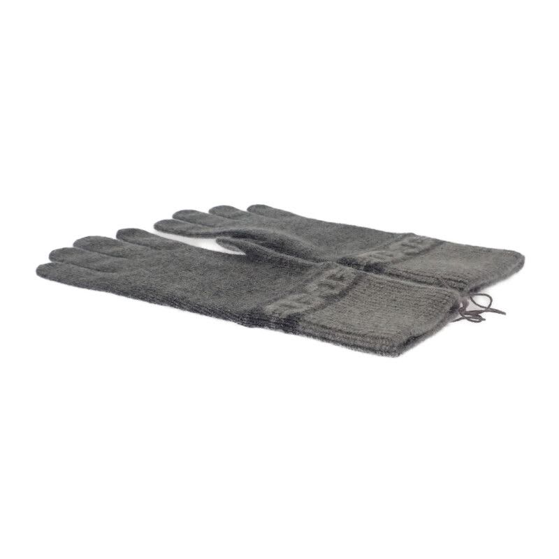 Hermes Heaven Gloves M G g1 S Cashmere Polyurethane Charbon Gray — view 5