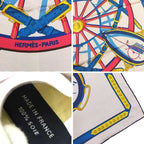 Hermes Scarf Carre 90 Chemise En Roue Libre Aq7822 — view 3