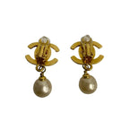 Chanel 97 Vintage Faux Pearl Coco Mark Logo Motif — view 6