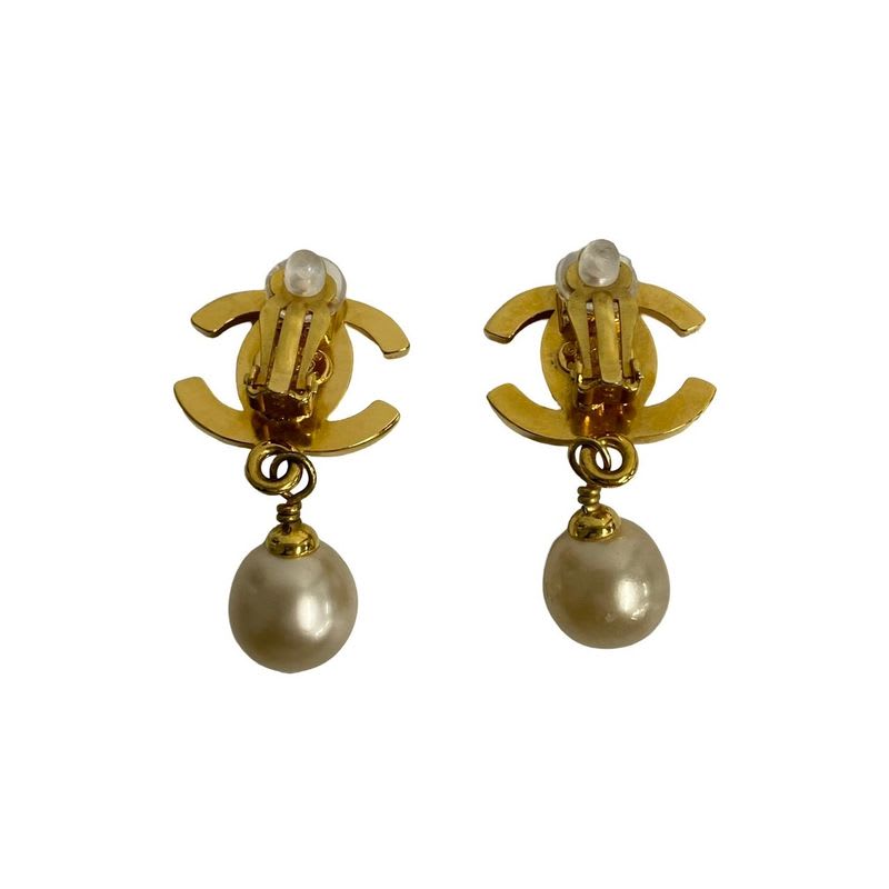 Chanel 97 Vintage Faux Pearl Coco Mark Logo Motif — view 6