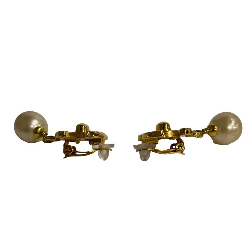 Chanel 97 Vintage Faux Pearl Coco Mark Logo Motif — view 5