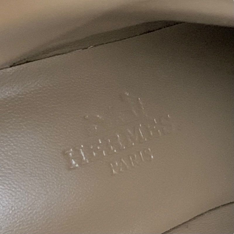 Hermes Defile Boots Short Shoes Leather Black Stitching — view 7