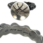Bottega Veneta Silver Ring 11 Clear Stone Aq7951 — view 4