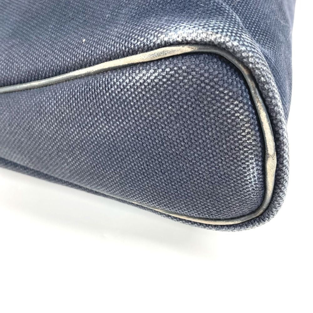 Hermes Handbag Sac Ibou Gm Leather Canvas Black — view 5