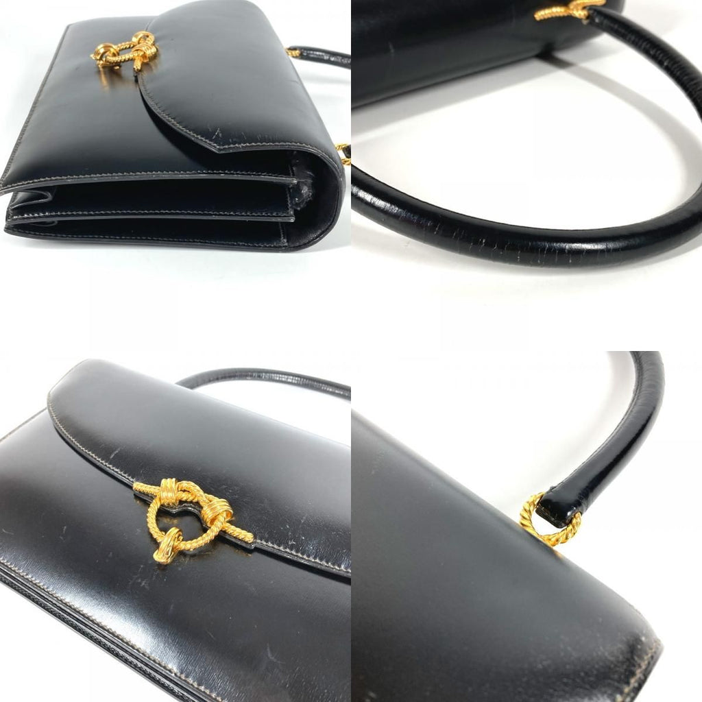 Hermes Handbag Cordelier Leather Black — view 7