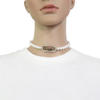 Chanel Bijoux de Diamant White Pearl Choker — view 8