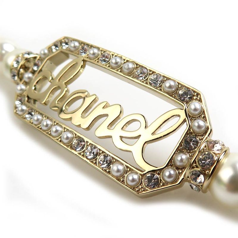 Chanel Bijoux de Diamant White Pearl Choker — view 5
