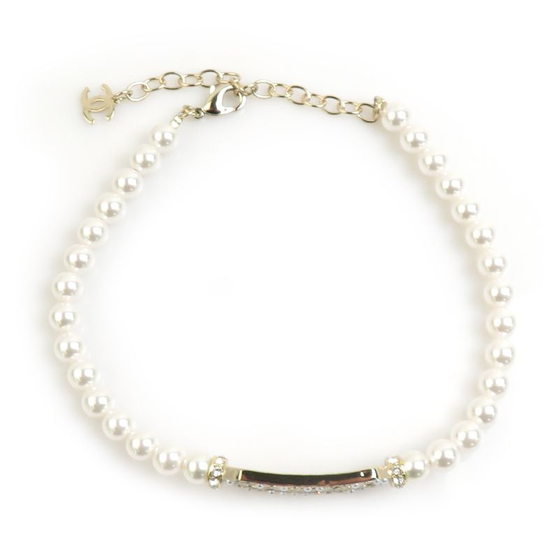 Chanel Bijoux de Diamant White Pearl Choker — view 3