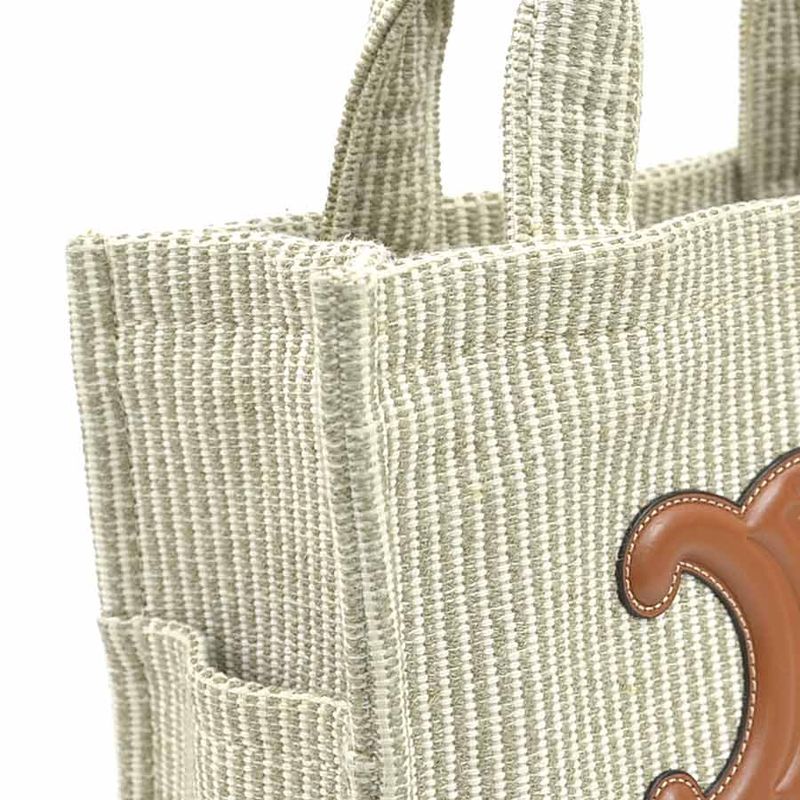 Celine Shoulder Bag Handbag Small Cabas Tice — view 6