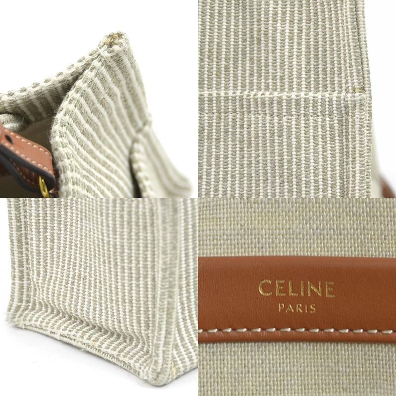 Celine Shoulder Bag Handbag Small Cabas Tice — view 9