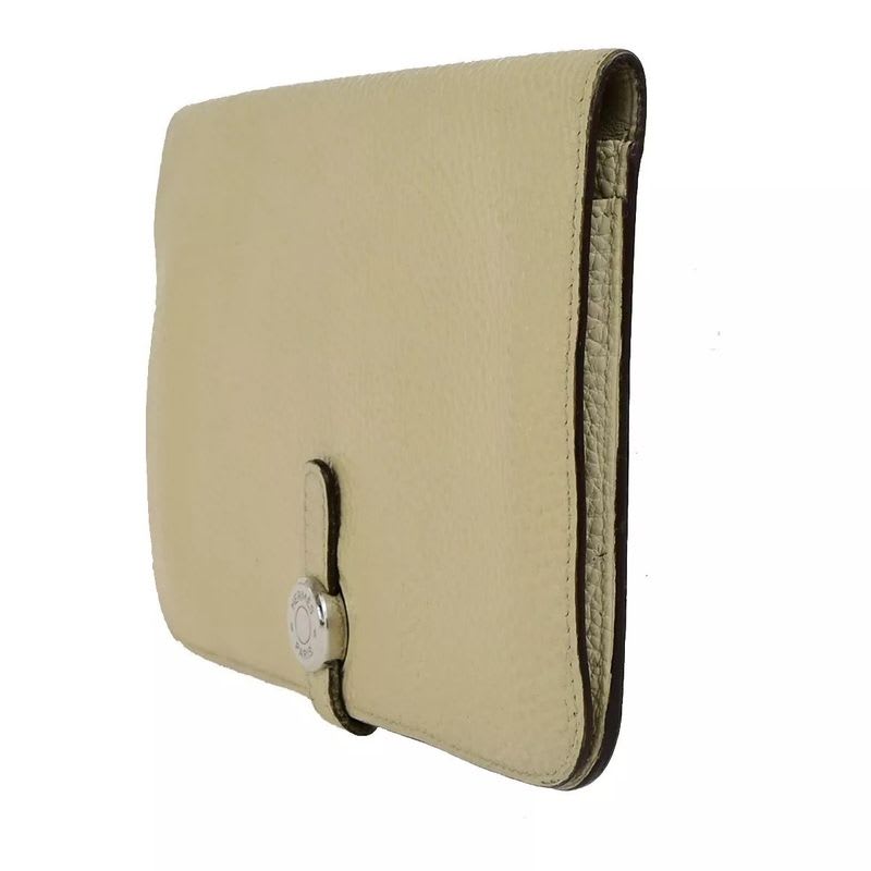 Hermes Dogon GM Togo Beige Silver Hardware Long Wallet — view 2