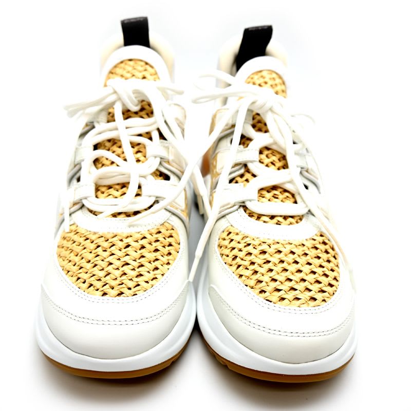 Louis Vuitton Size 24 White Sneakers — view 3