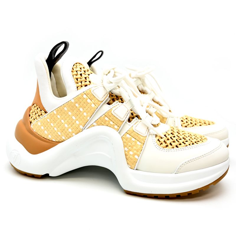 Louis Vuitton Size 24 White Sneakers — view 2