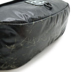 Chanel Sports Line Waist Pouch Bag Body Rubber Suede Black — view 3