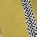 Gucci Reversible Silk Shawl Jackie Horse Harness Double Face Yellow Black — view 5