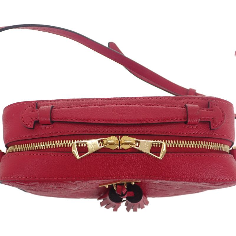 Louis Vuitton Saintonge Shoulder Bag Monogram Empreinte Red Scarlet — view 8