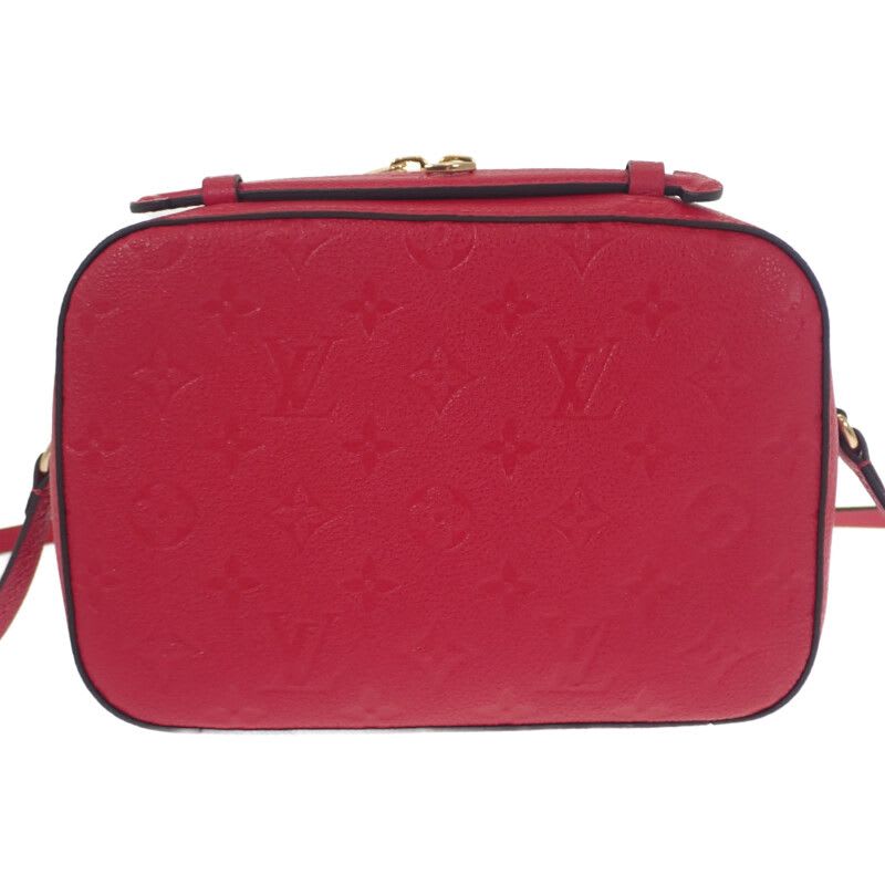 Louis Vuitton Saintonge Shoulder Bag Monogram Empreinte Red Scarlet — view 4