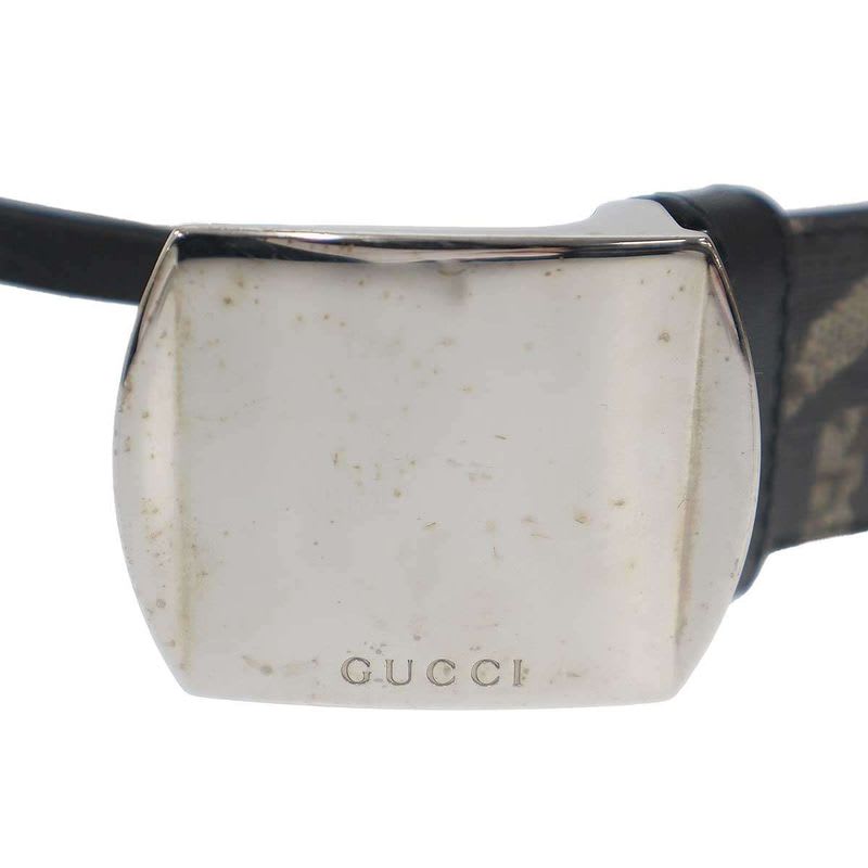 Gucci GG Kaleido Leather Belt Black Beige 95-38 — view 4