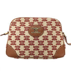 Celine Camera Bag in Textile with Triomphe Embroidery — view 3