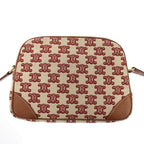 Celine Camera Bag in Textile with Triomphe Embroidery — view 4