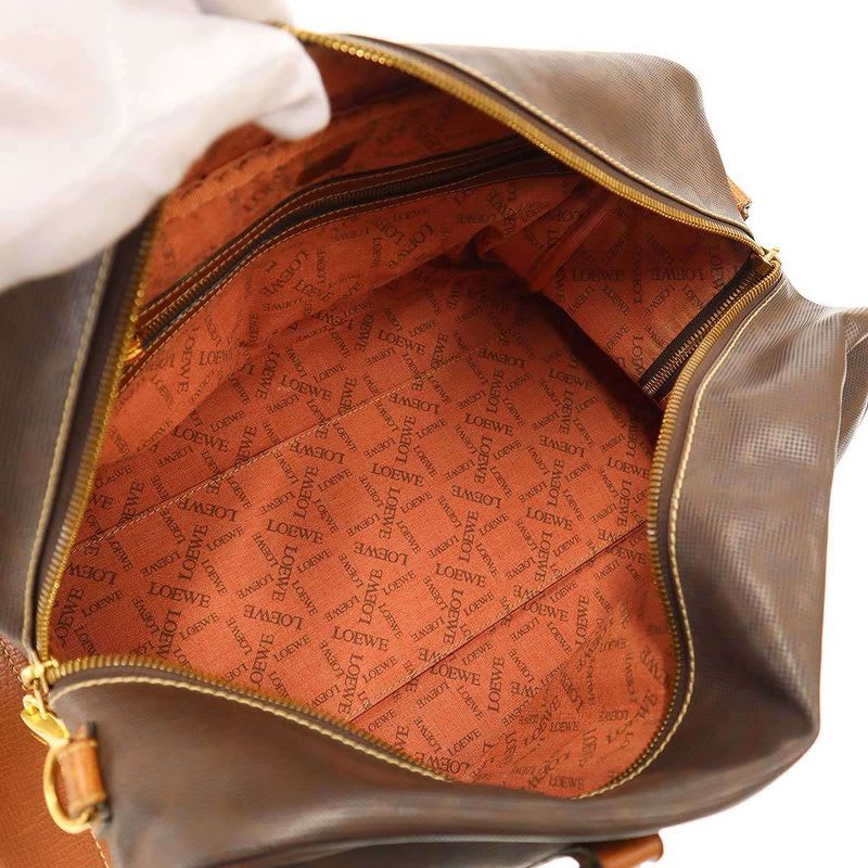 Loewe Anagram Boston Bag Brown — view 7