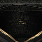 Louis Vuitton Monogram Empreinte Zippy Coin Purse Noir Black Leather — view 5