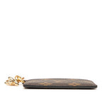 Louis Vuitton Monogram Card Holder Lvcharm Brown Rose Ballerine — view 4