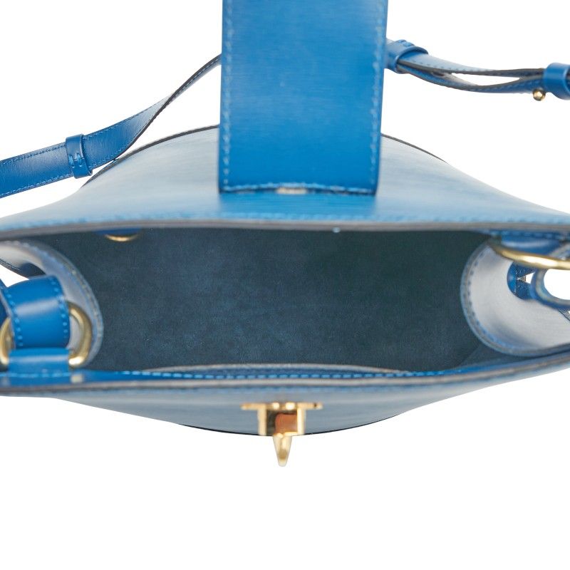 Louis Vuitton Epi Cluny Toledo Blue Leather — view 7