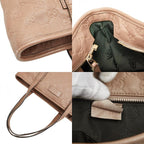 Gucci Guccissima Tote Bag Handbag Beige Leather — view 9
